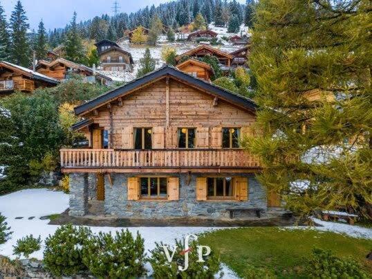 Villa L'Alouvy Winter Dream Chalet For Family At Verbier Exterior foto